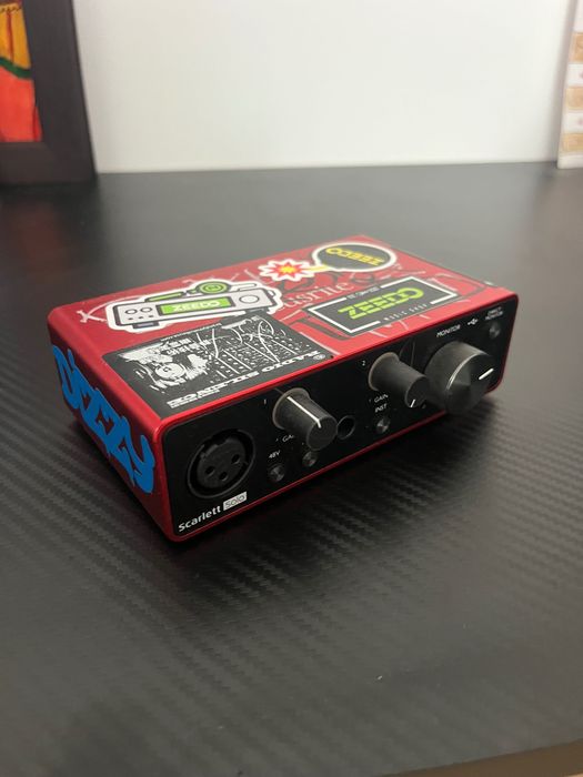 Placa Audio Focusrite scarlett