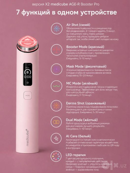 Medicube Booster Pro X2 и Pro Age R