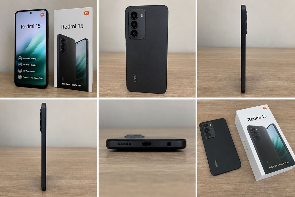 Redmi 15 6/128 kelishamiz narxini