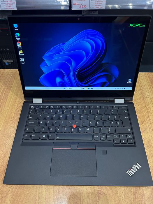 Като нов! Лаптоп Lenovo L13 Yoga touch i7/16GB RAM/512 NVMe, 3 м. гар.