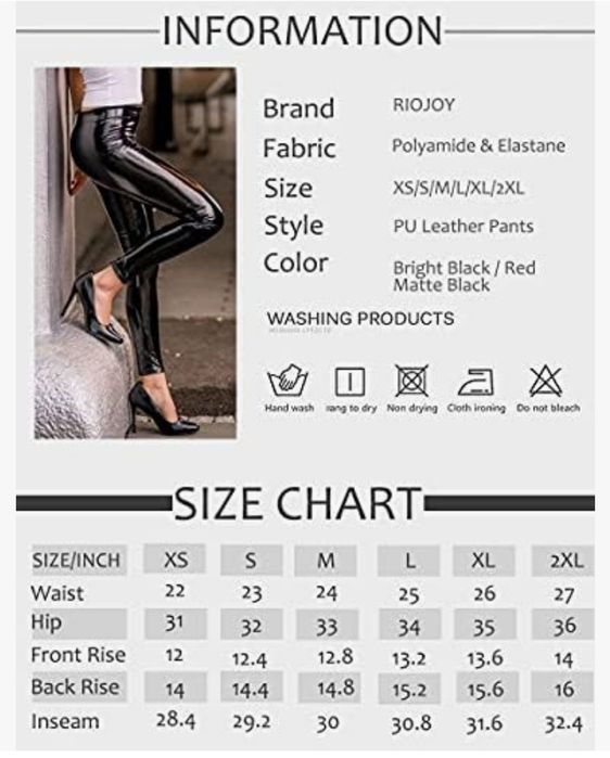 Colanți piele artificiala wetlook