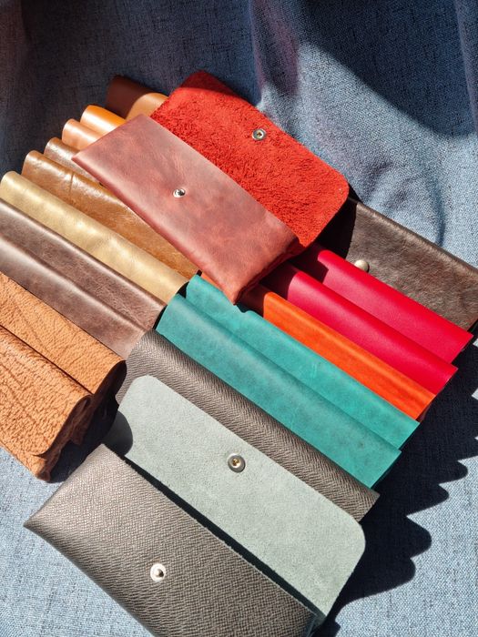 Penar / etui handmade din piele naturală