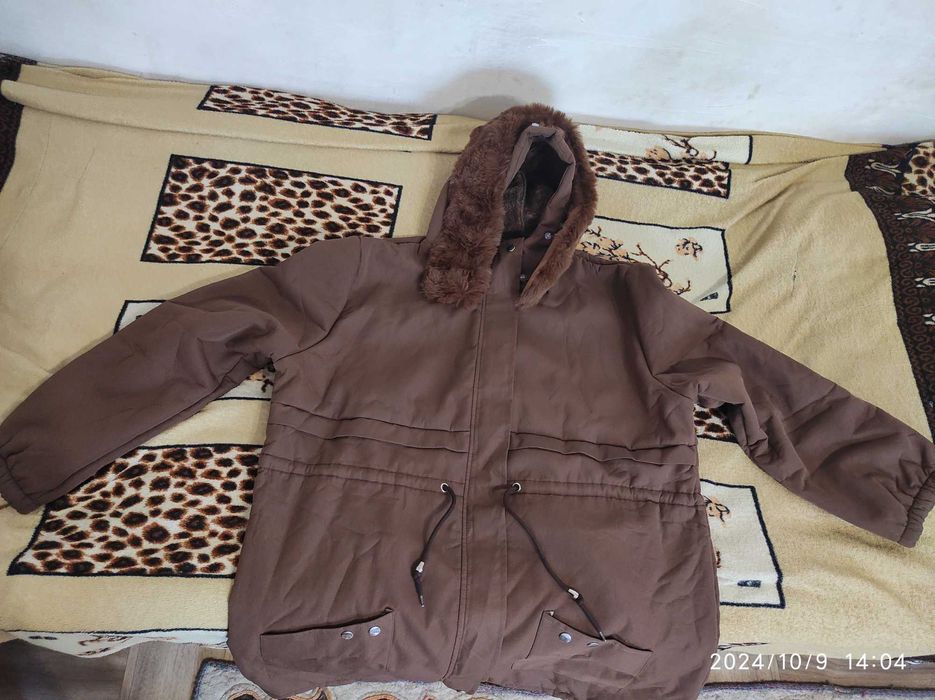 Коричневый куртка женская
