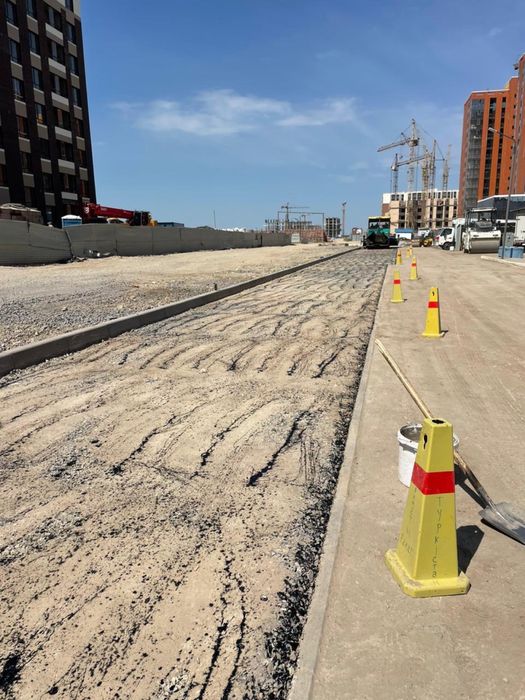 Асфальтирование Алматы укладка асфальта