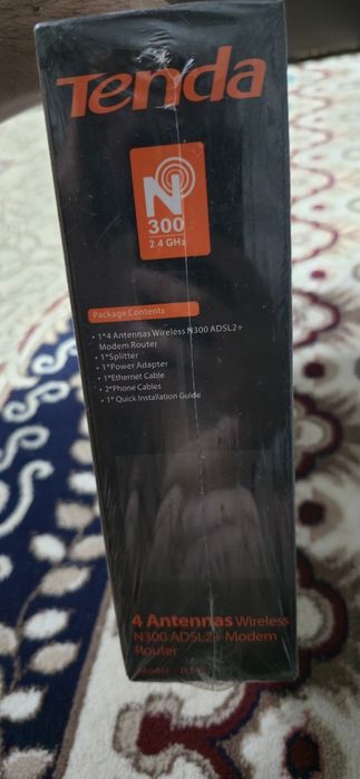 Tenda 4 shoxli moshniy wifi router xam adsl xam gpon
