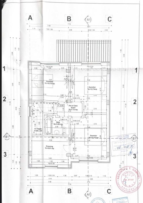 Casa noua  individuala proprietar P+P1+Pod , 5 camere , teren425mp ,
