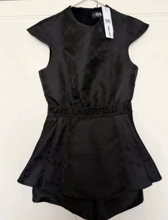 Rochie / Romper Karl Lagerfeld Kids originală, mărimea 14 ani (156 cm) cu etichete atasate
