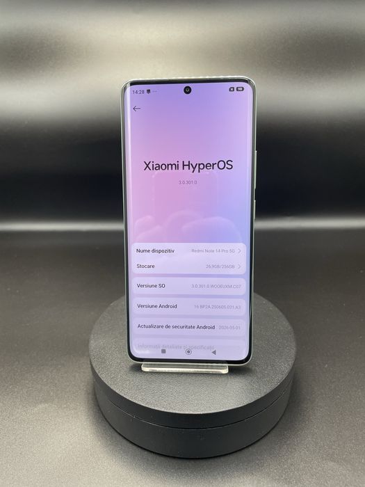 Redmi Note 14 Pro 256GB Stocare / 8 GB RAM Cod: 4120