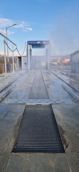 Sistem spălare sasiu, spălare roți santier