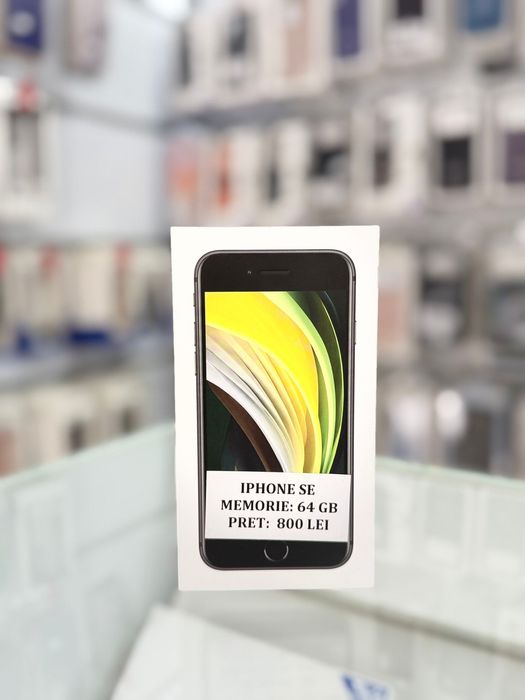 iPhone SE, Memorie 64GB - NOU - Cutie desigilata