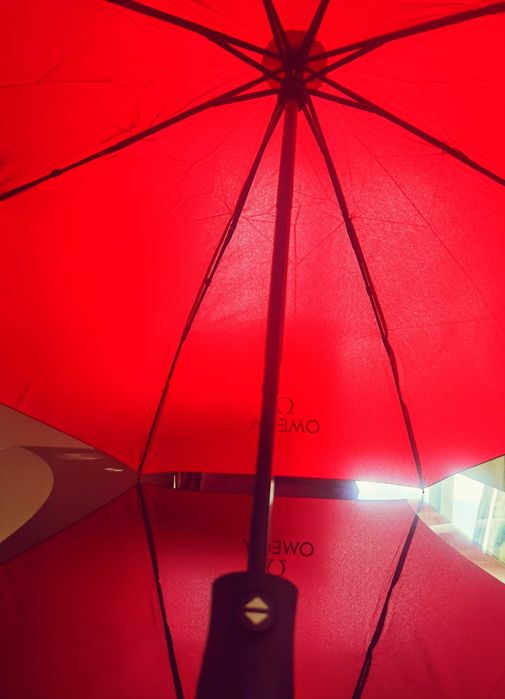 Ръчен сгъваем чадър Омега Ω / Manual folding umbrella Omega Ω
