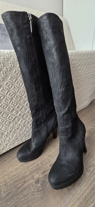 2 perechi Cizme piele 100% Italia ( 1 pereche Bata cadou)