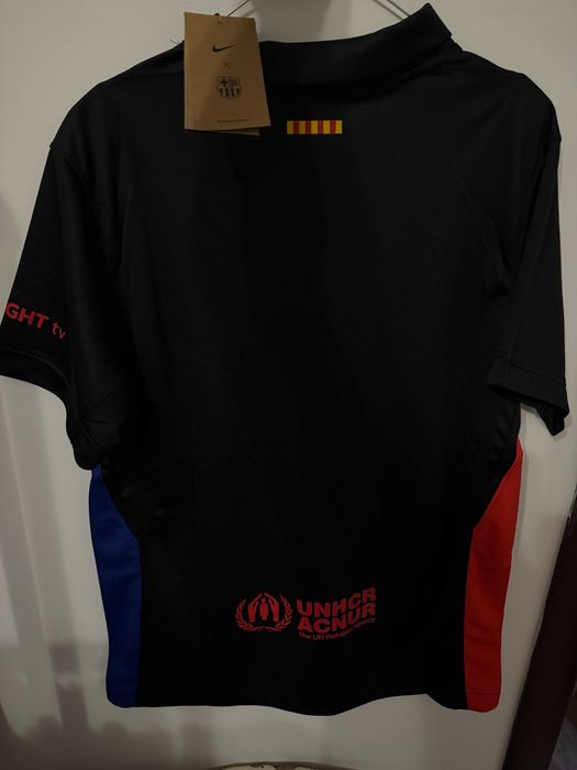 Tricou barcelona away sezon nou la liga champions league fotbal