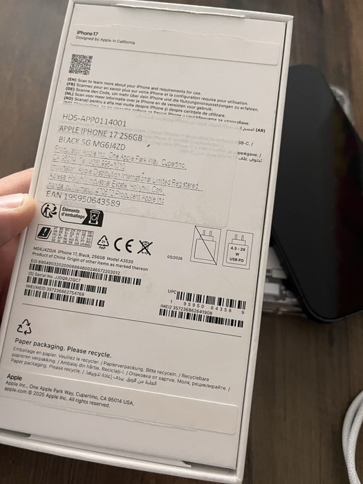Iphone 17 256 Gb Black