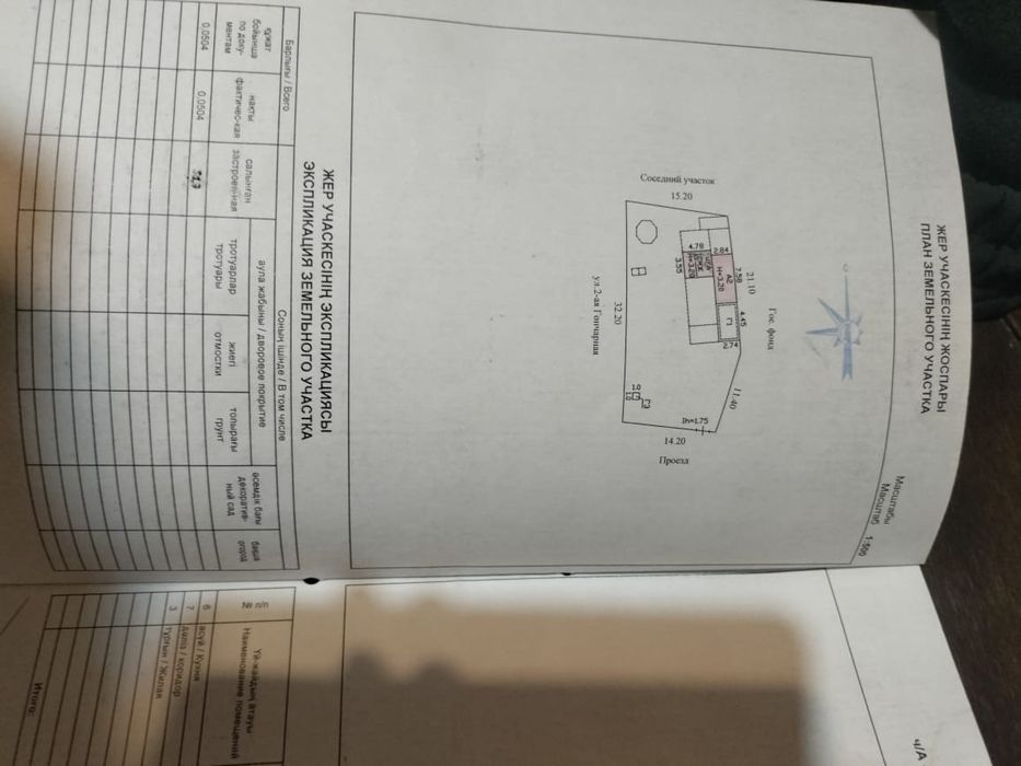 Продам участок в Районе Бокейханова Райымбека