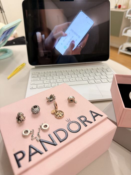 Оригинал Pandora браслеті + 5 шарм