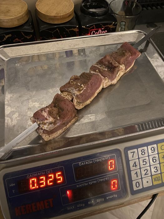 Шашлык из утки • Узынагаш • честный вес