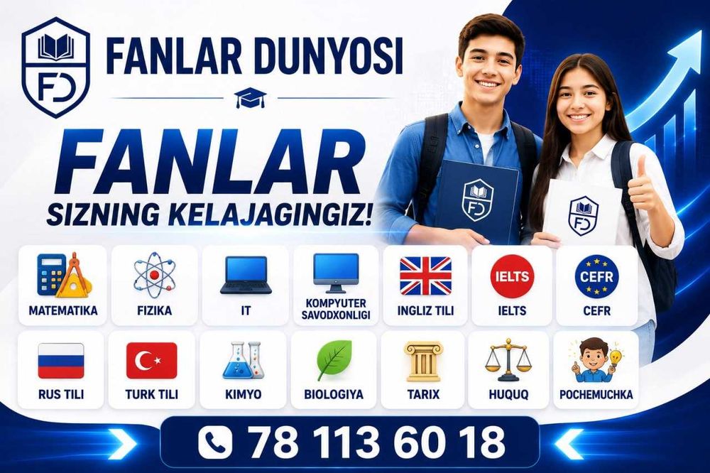 Sertifikat olishga 100% kafolat beramiz