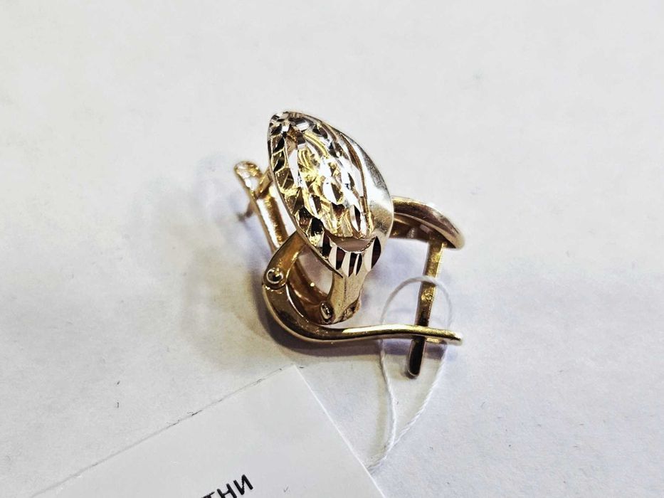 Златни обеци 2.32гр 00933-26