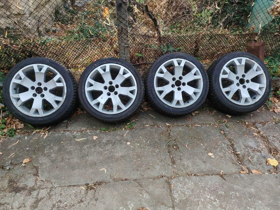 Оригинални джанти 17" Опел OPC 5х110 с зимни гуми Hankook 215/45/17