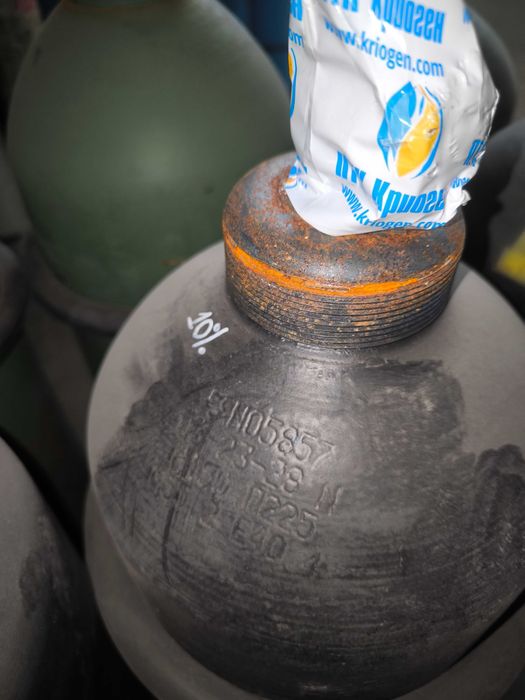 Метан-аргоновая смесь (10% метан, 90% аргон) в 40л баллоне