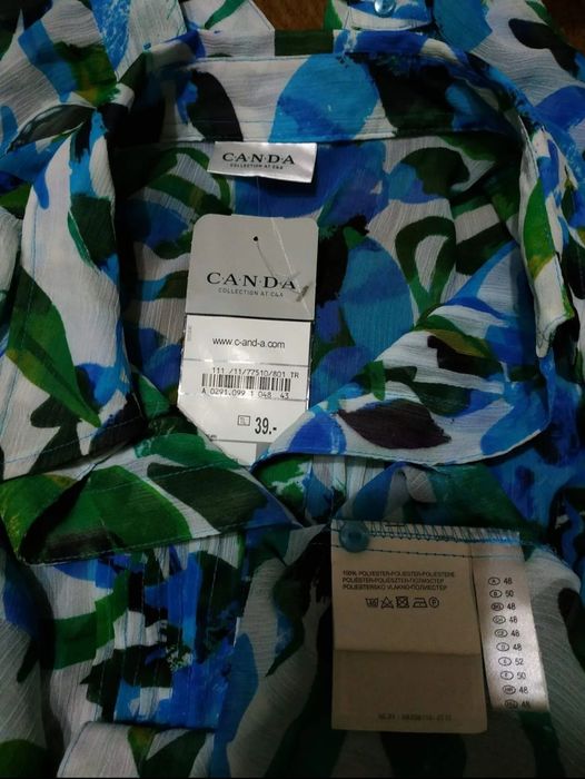 Жен. блузка бренда "Саnda" C&A. Раз. 50-54. Новая
