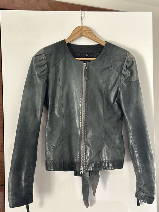 Намалено Кожено яке 100% агнешка кожа