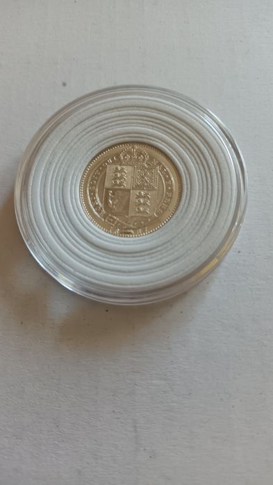 Monedă de argint 1 shilling 1887