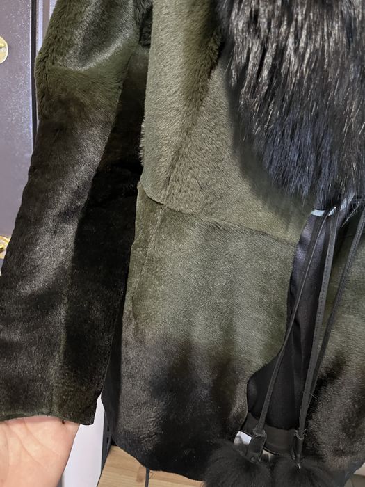 Палто естествен косъм