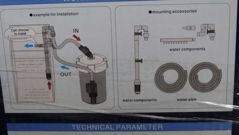 Външен филтър за аквариум SUN SUN HW-602B