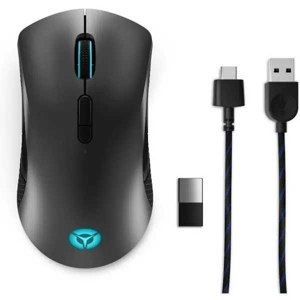 Mouse Gaming Lenovo Legion M600, Wireless, 16000 DPI (Negru)