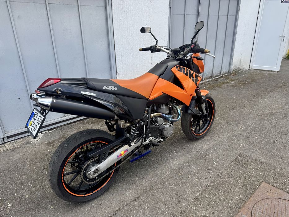 Ktm Duke 2 LC4 640cc 48CP A2 înmatriculat.