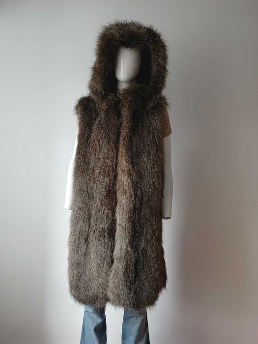 Vestă imitație de blană nouă