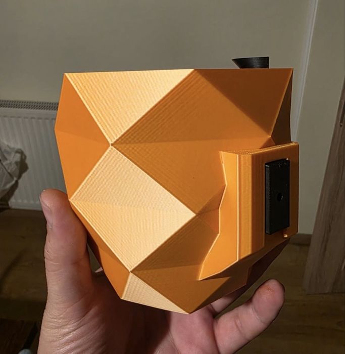 Ghiveci de perete cu masca