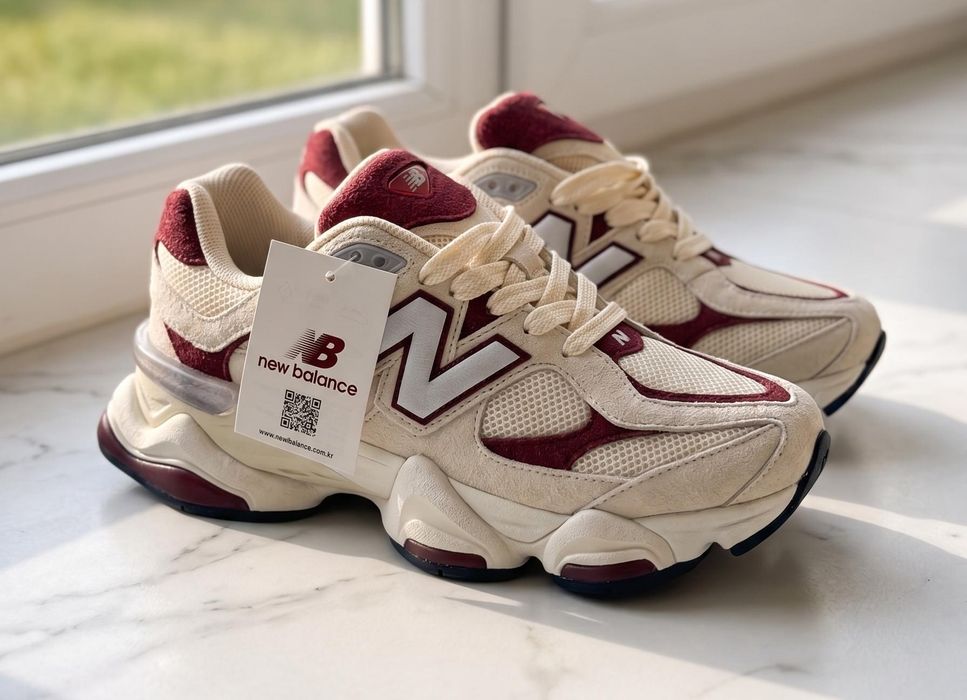 Adidasi New Balance 9060 Crem Visiniu