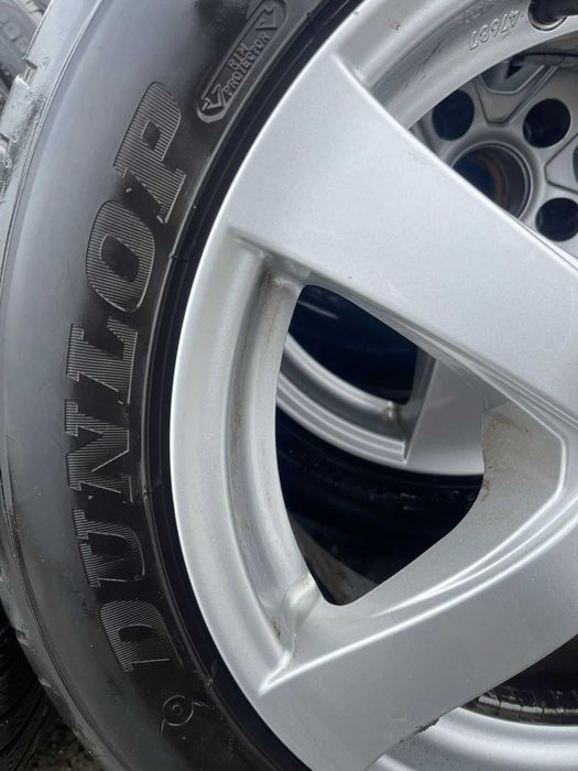 Set jante aliaj R16 Gama VAG 5x112 cu anvelope de vara 205 55 R16