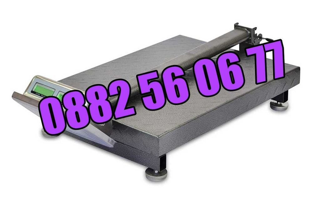 Кантар с платформа до 350 кг, електронен кантар, везна до 350 кг