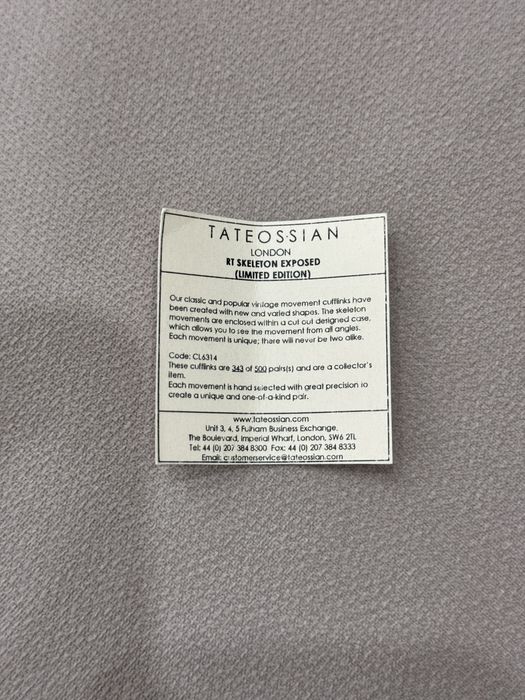 Запонки Tateossian