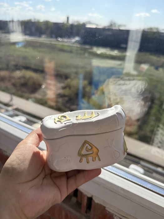 Бонбоньерки асики из гипса