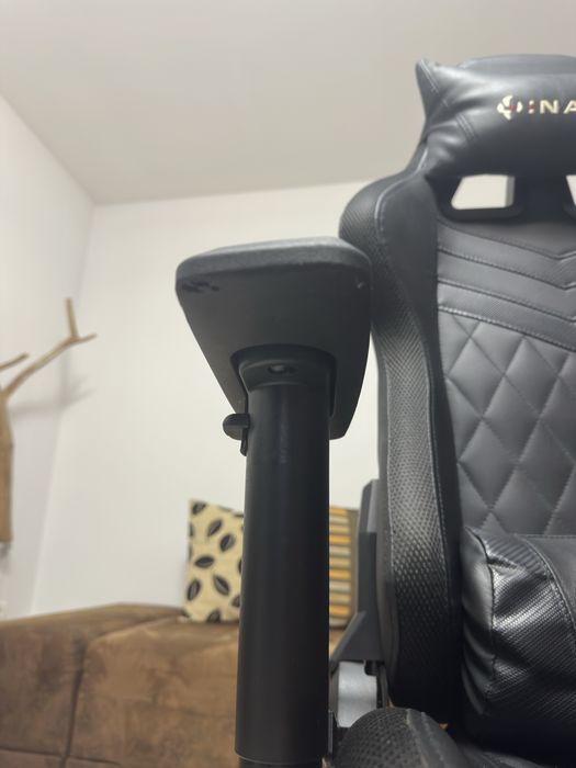 Scaun gaming Inaza Rainbow RGB, negru