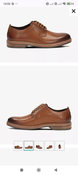 Clarks Pitney Walk cognac marimea 46