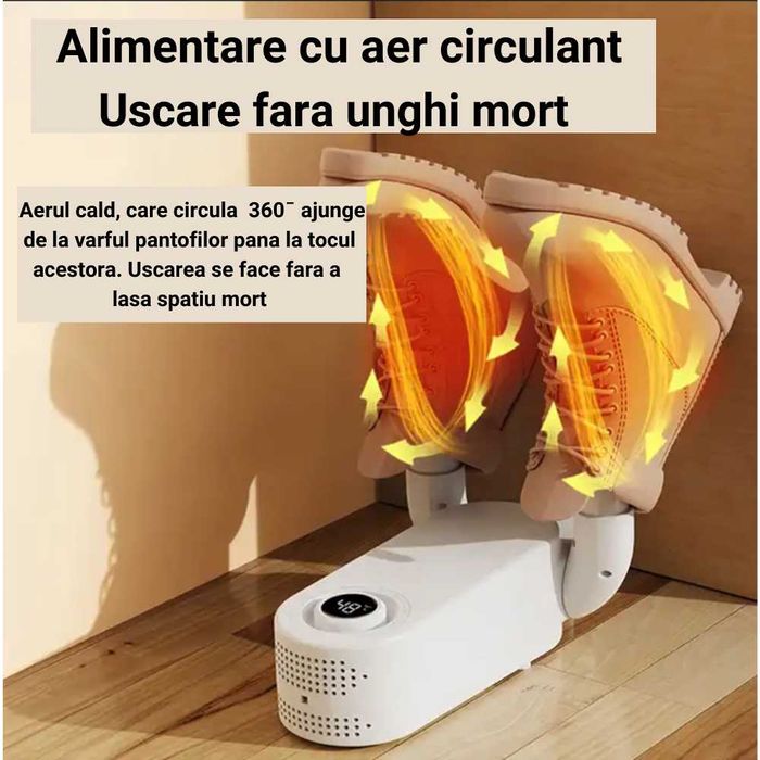Uscator electric pentru incaltaminte, caciuli, manusi, sterilizare UV