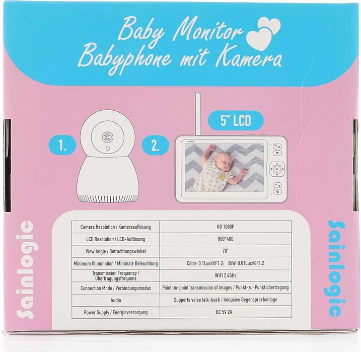 Видео бебефон Sainlogic