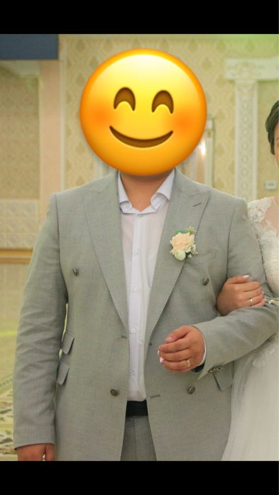 Костюм мужской серый