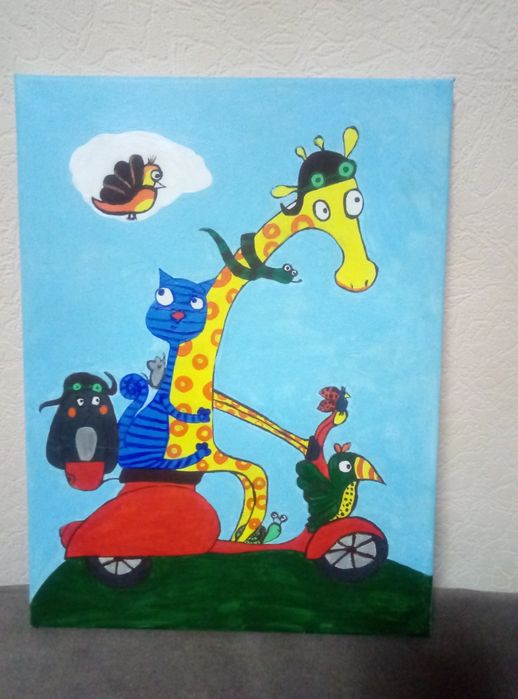 Картины, буквы, игрушки для детской