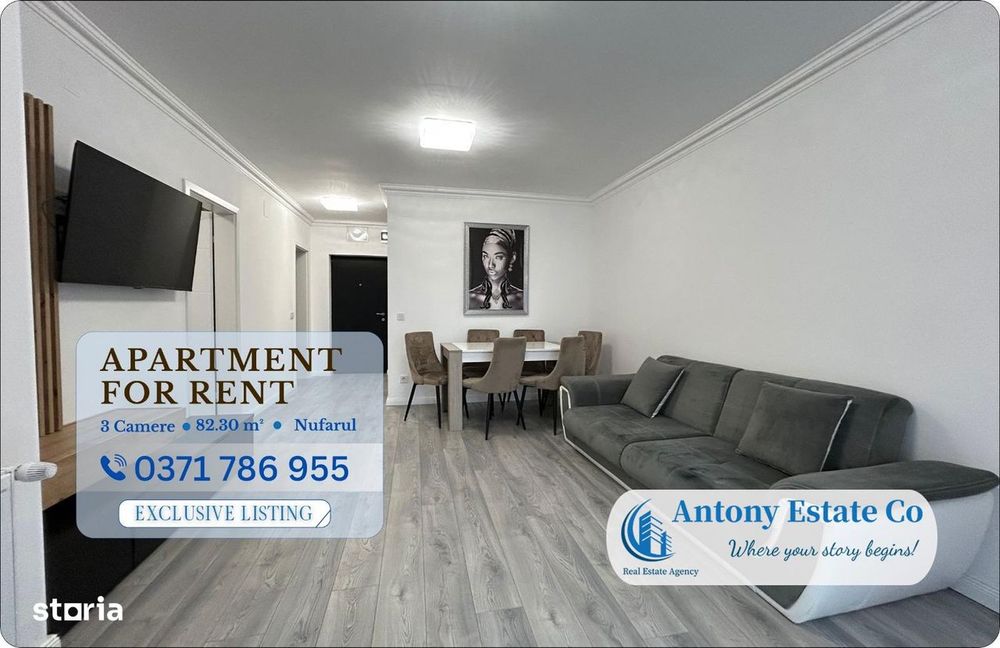 Apartament de închiriat, 3 camere, Victoria Rezidential - Oradea