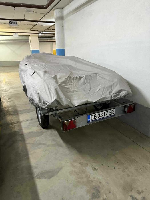 Продавам надуваема лодка ЗАНДЕР 330 С ДВИГАТЕЛ И КОЛЕСАР