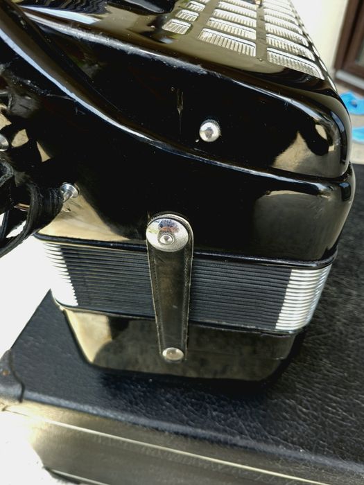 Acordeon Parrot cu 80 bași negru