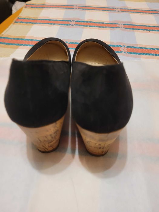 Pantofi pluta dama, catifelat, marimea 37
