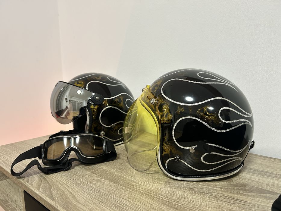 Casca moto scuter vintage